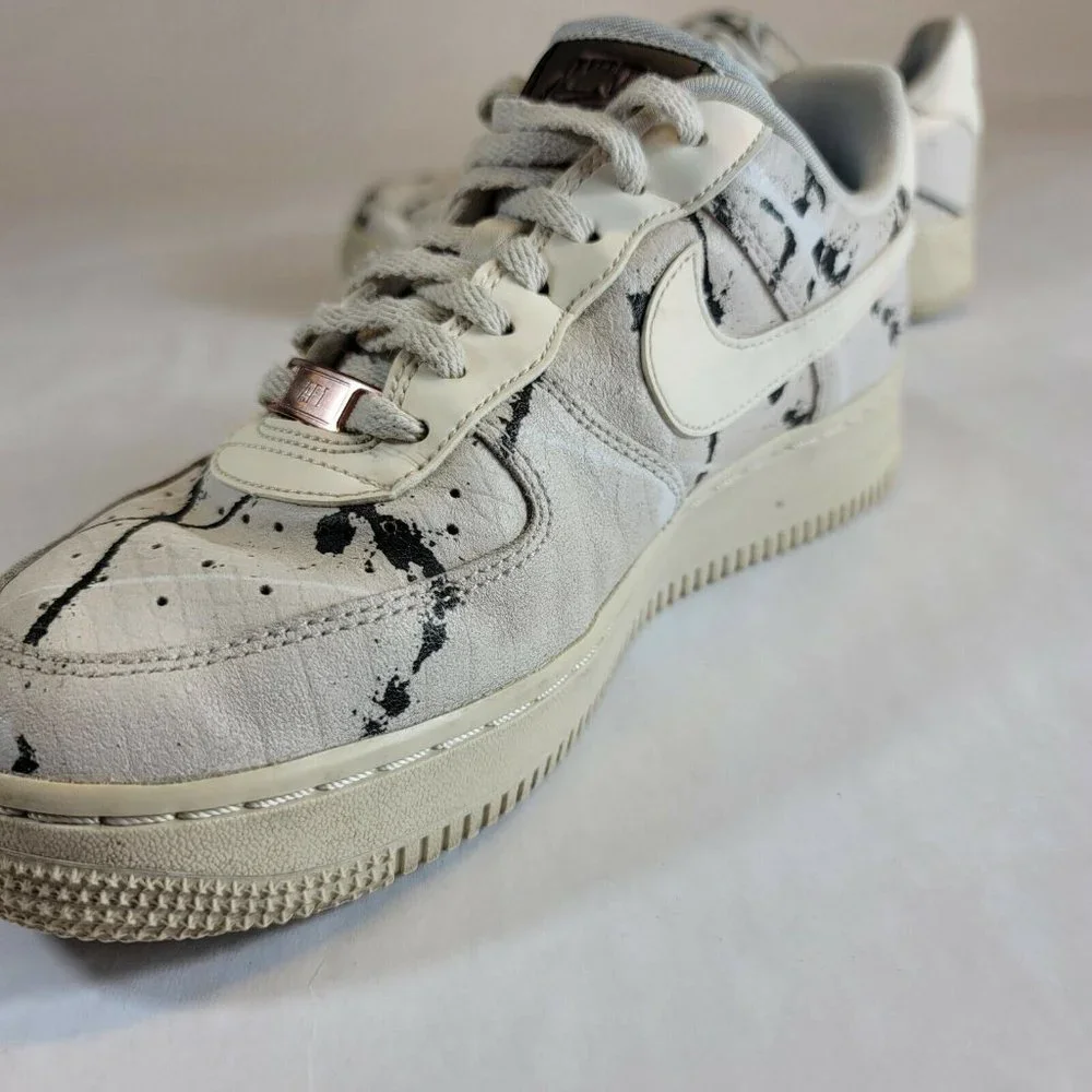 Nike Air Force 1 07 Lx Paint Splatter women size 6.5 - Picture 11 of 13
